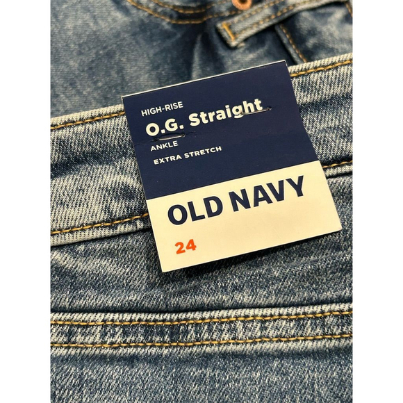 Old Navy Jeans Womens Plus Size 3X 24 High Rise Distressed - Picture 10 of 13